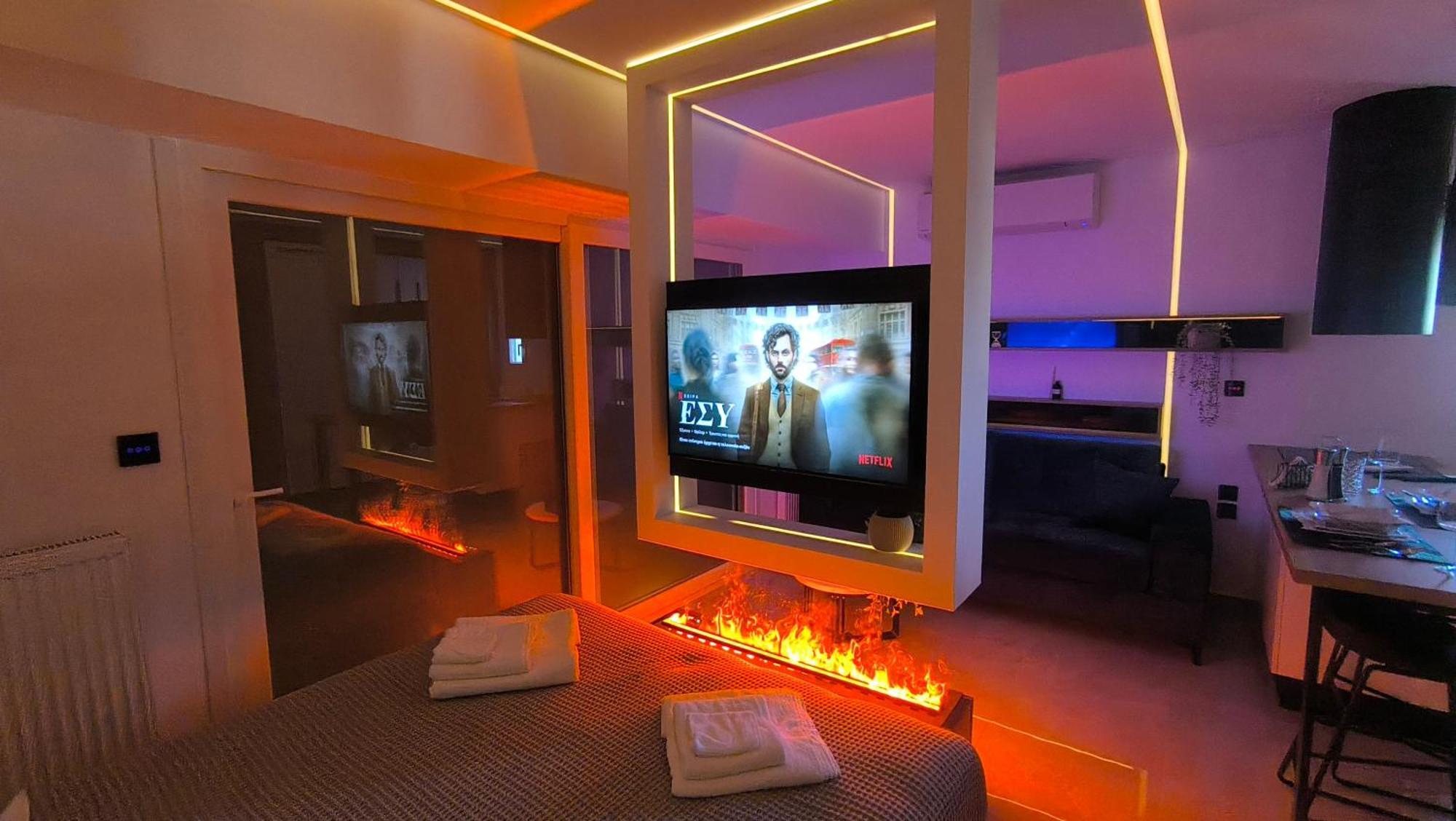 Larisa Absolute Suites, Sky View Smart Home Exterior foto